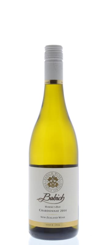 Babich Hawke's Bay Unoaked Chardonnay 2014 Front Bottle Shot
