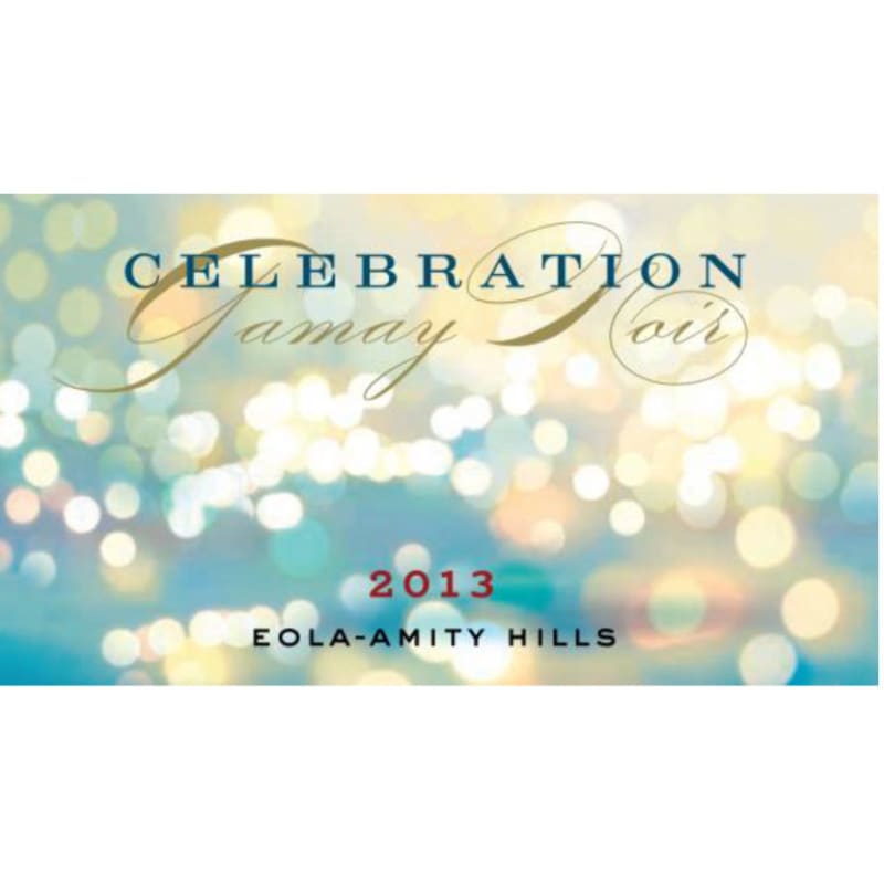 Evening Land Celebration Estate Gamay Noir 2013 Front Label