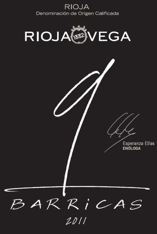 Rioja Vega 9 Barricas 2011 Front Label