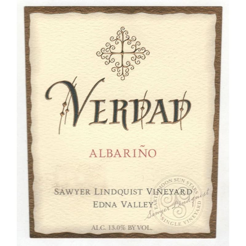 Verdad Sawyer Lindquist Vineyard Albarino 2014 Front Label