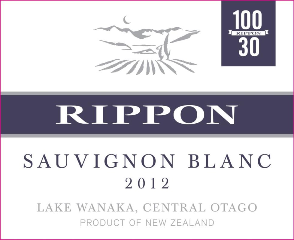 Rippon Vineyard Sauvignon Blanc 2012 Front Label