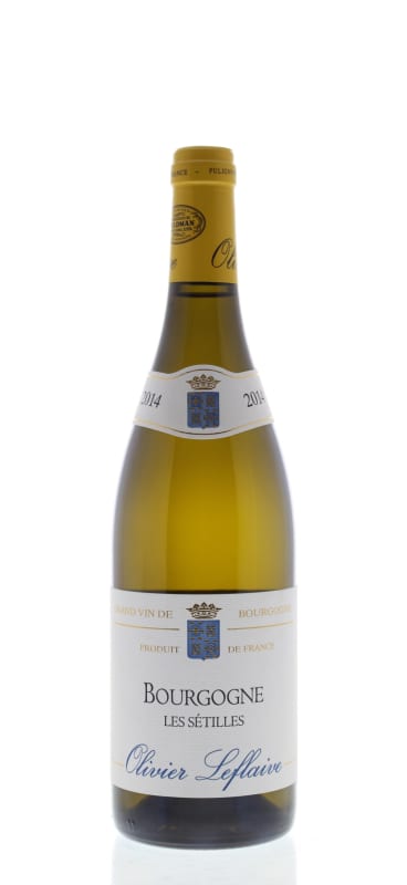 Olivier Leflaive Bourgogne Blanc Les Setilles 2014 Front Bottle Shot