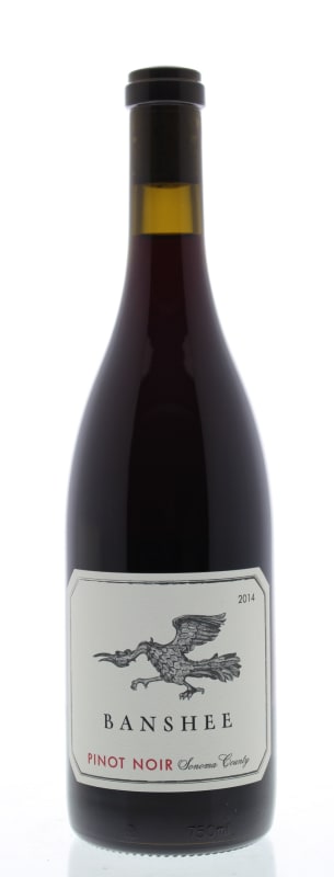 Banshee Sonoma County Pinot Noir 2014 Front Bottle Shot