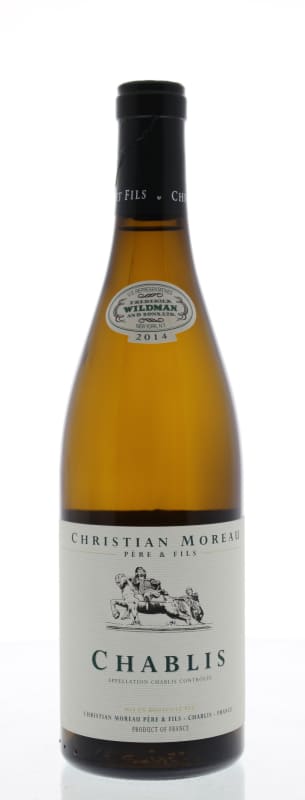 Christian Moreau Chablis 2014 Front Bottle Shot