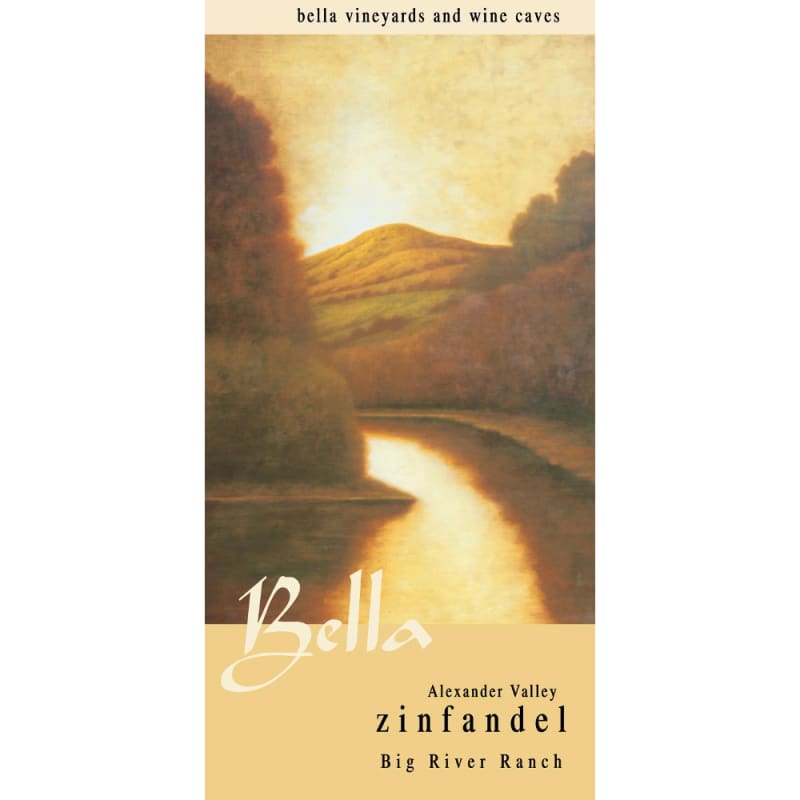 Bella Vineyards Big River Ranch Zinfandel 2013 Front Label