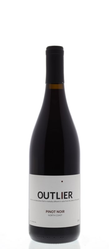 Outlier Pinot Noir 2014 Front Bottle Shot