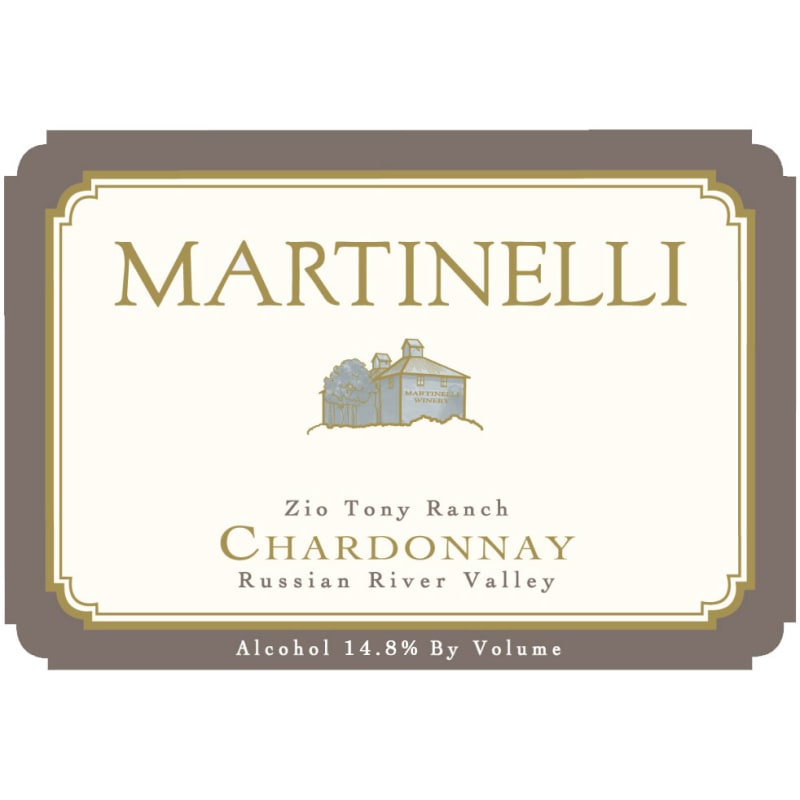 Martinelli Woolsey Road Chardonnay 2008 Front Label