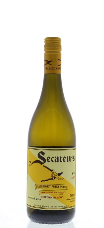 Badenhorst Secateurs Chenin Blanc 2015 Front Bottle Shot