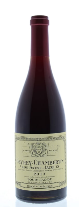 Louis Jadot Gevrey-Chambertin Clos St. Jacques Premier Cru 2013 Front Bottle Shot