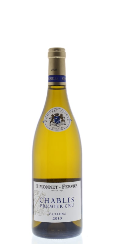 Simonnet-Febvre Chablis Vaillons Premier Cru 2013 Front Bottle Shot