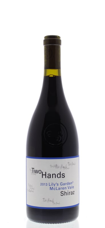 Two Hands Lily's Garden Shiraz 2013 Front Bottle Shot
