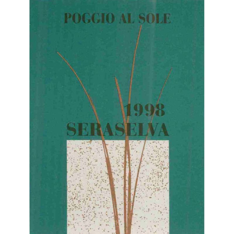 Poggio Al Sole Seraselva 1998 Front Label