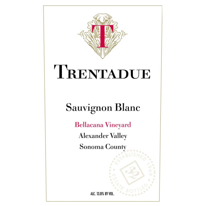 Trentadue Sauvignon Blanc 2014 Front Label