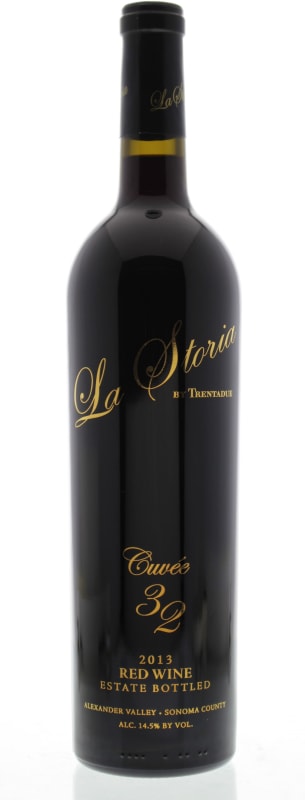 Trentadue La Storia Cuvee 32 Red Wine 2013 Front Bottle Shot
