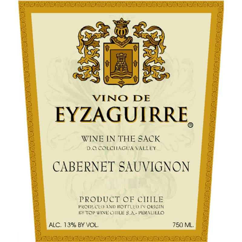 Vino de Eyzaguirre Cabernet Sauvignon 2014 Front Label