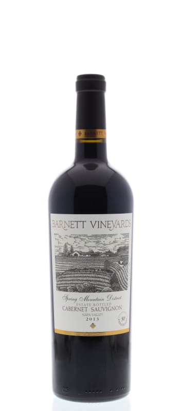 Barnett Vineyards Spring Mountain Cabernet Sauvignon 2013 Front Bottle Shot