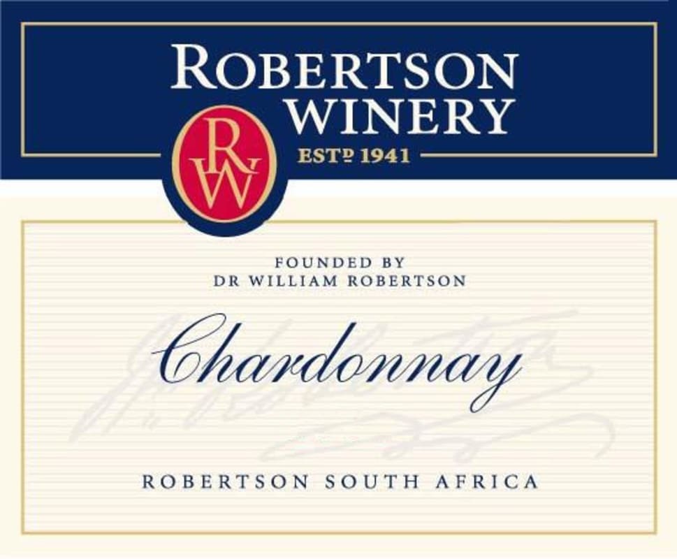 Robertson Chardonnay 2014 Front Label