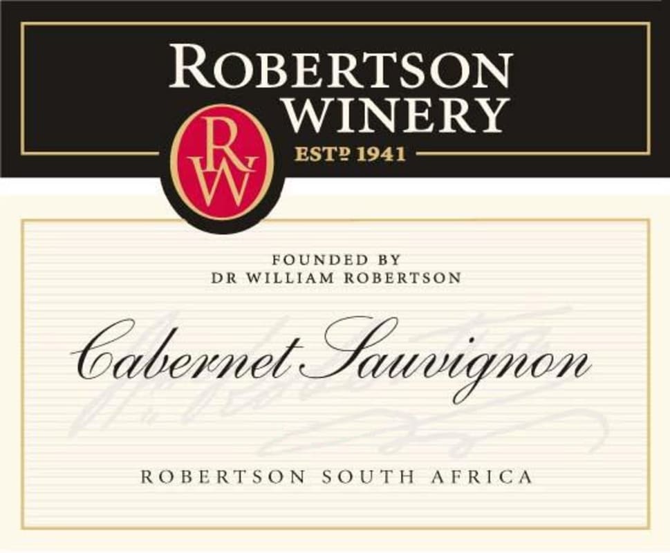 Robertson Cabernet Sauvignon 2015 Front Label