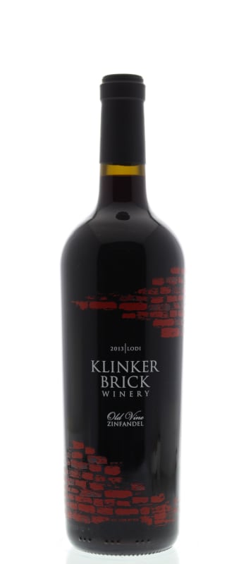 Klinker Brick Old Vine Zinfandel 2013 Front Bottle Shot