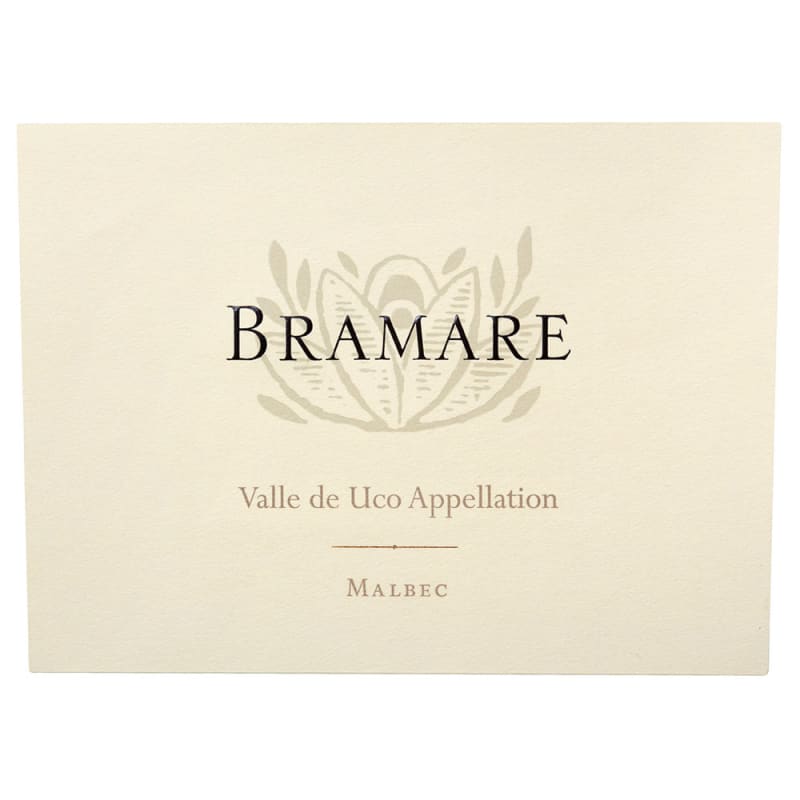 Vina Cobos Bramare Uco Valley Malbec 2013 Front Label