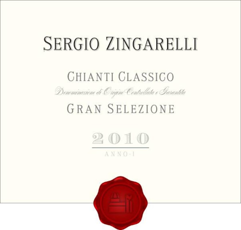 Rocca delle Macie Sergio Zingarelli Chianti Classico Gran Selezione 2010 Front Label