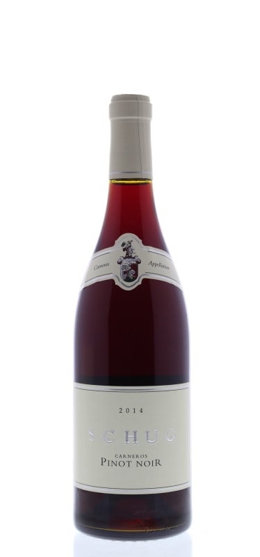 Schug Carneros Pinot Noir 2014 Front Bottle Shot