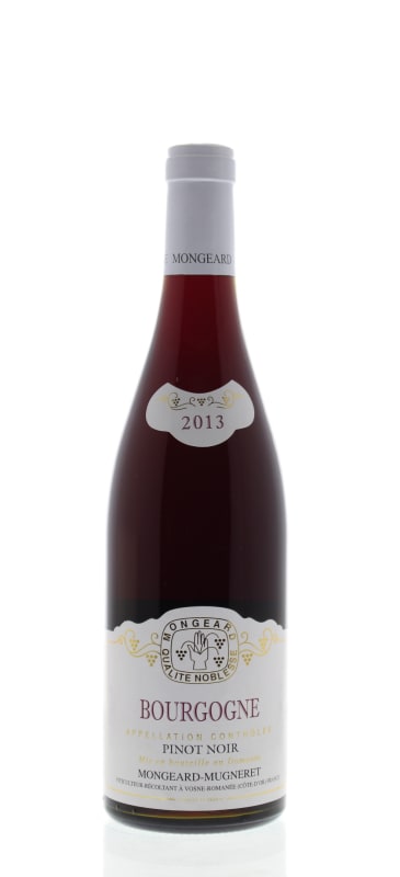 Mongeard-Mugneret Bourgogne Pinot Noir 2013 Front Bottle Shot