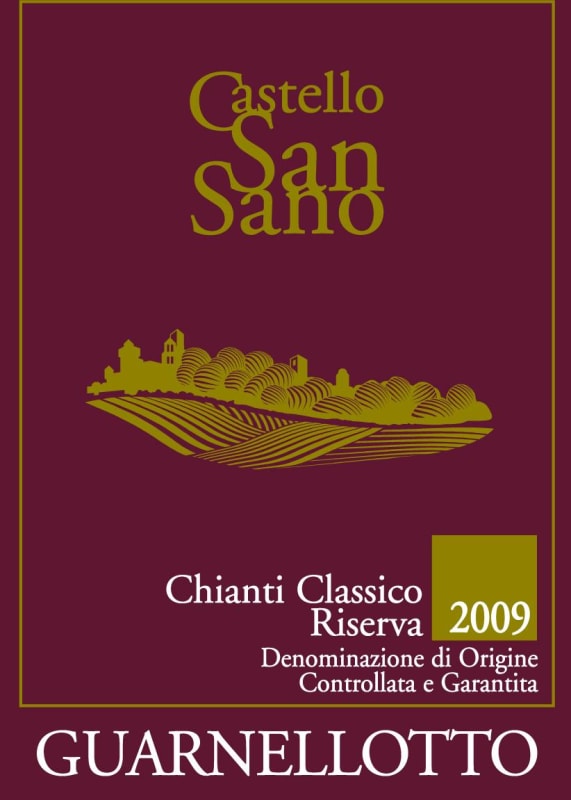 Castello di San Sano Guarnellotto Chianti Classico Riserva 2009 Front Label