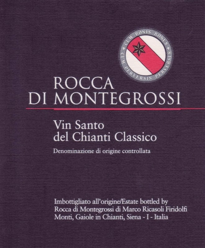 Rocca di Montegrossi Vin Santo del Chianti Classico 2005 Front Label