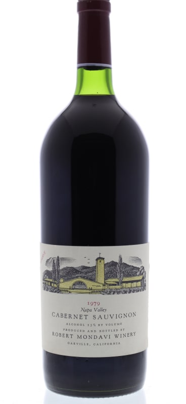Robert Mondavi Reserve Cabernet Sauvignon (1.5L signs of seepage) 1979 Front Bottle Shot