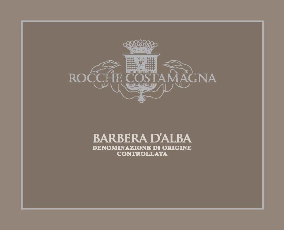 Rocche Costamagna Barbera d'Alba 2014 Front Label