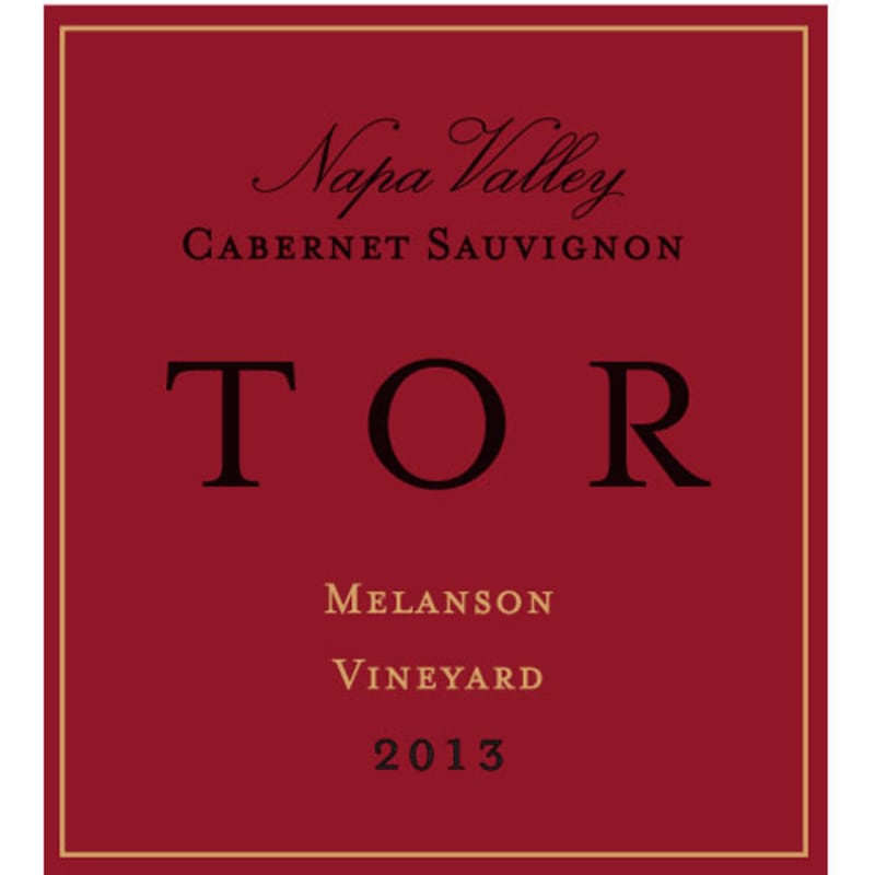 TOR Melanson Vineyard Cabernet Sauvignon 2013 Front Label