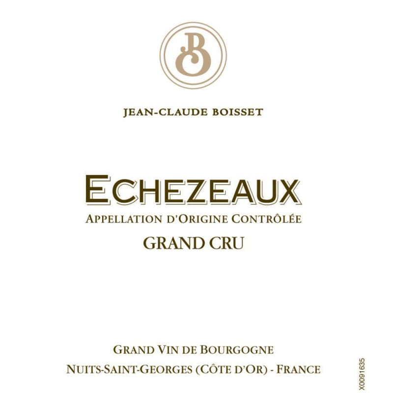 Jean-Claude Boisset Echezeaux Grand Cru 2011 Front Label