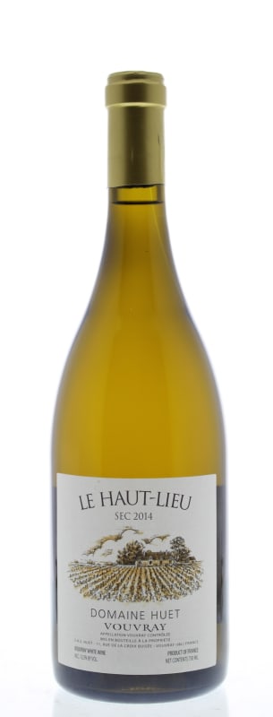 Domaine Huet Le Haut-Lieu Sec 2014 Front Bottle Shot