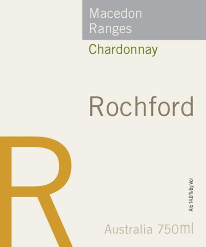 Rochford Winery Chardonnay 2015 Front Label