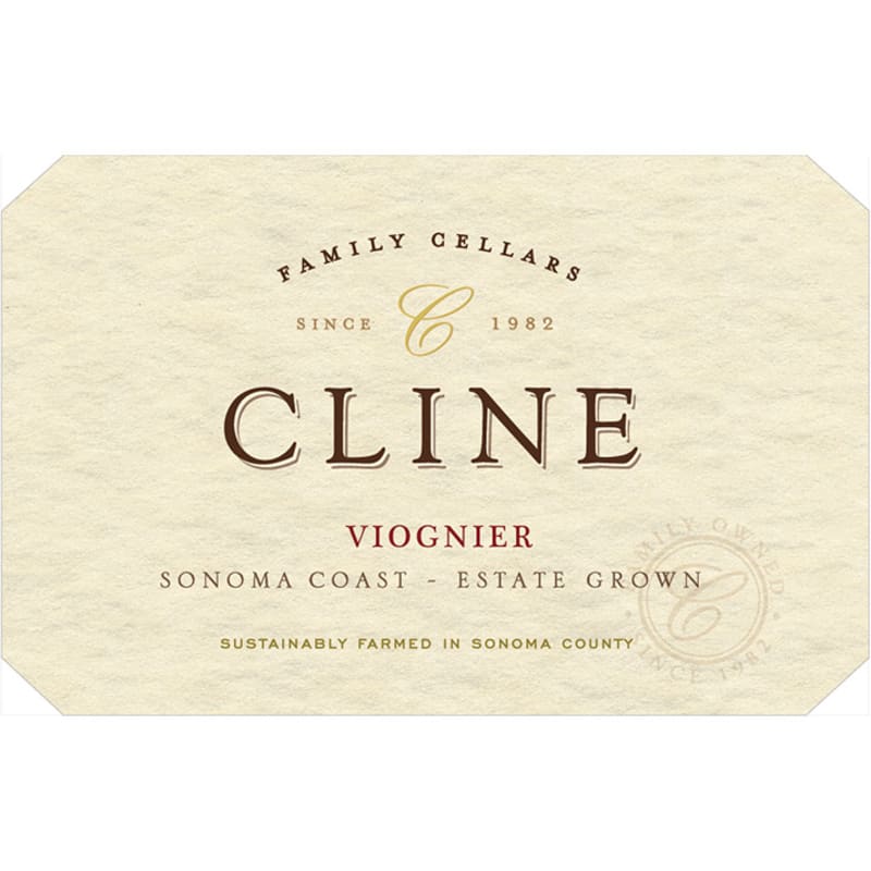 Cline Sonoma Coast Viognier 2014 Front Label