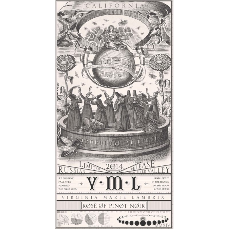 VML Winery Rose 2013 Front Label
