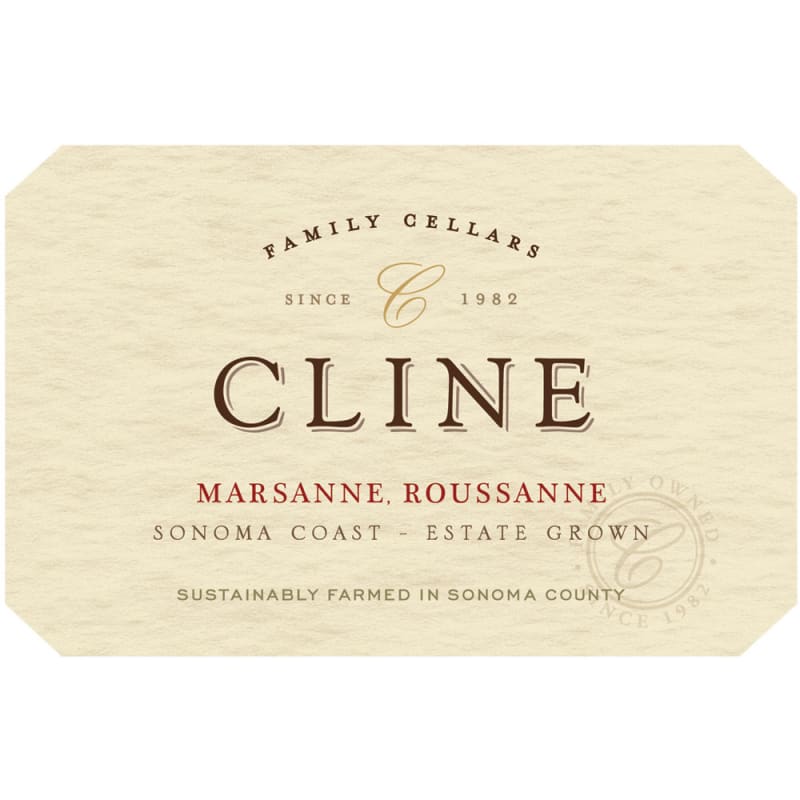 Cline Marsanne Roussanne 2014 Front Label