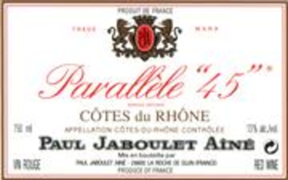 Jaboulet Cotes du Rhone Parallele 45 Rouge (1.5L) 1997 Front Label