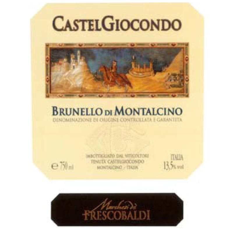 Frescobaldi CastelGiocondo Brunello di Montalcino (3 Liter Bottle) 2010 Front Label