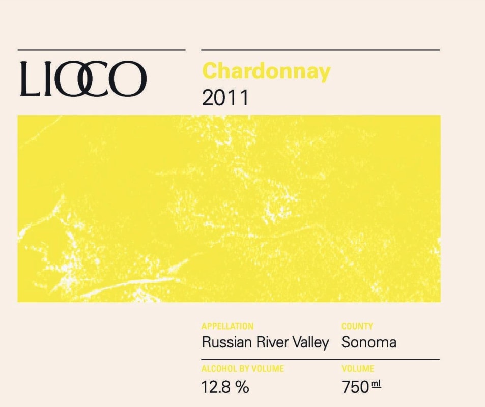 Lioco Russian River Valley Chardonnay 2011 Front Label