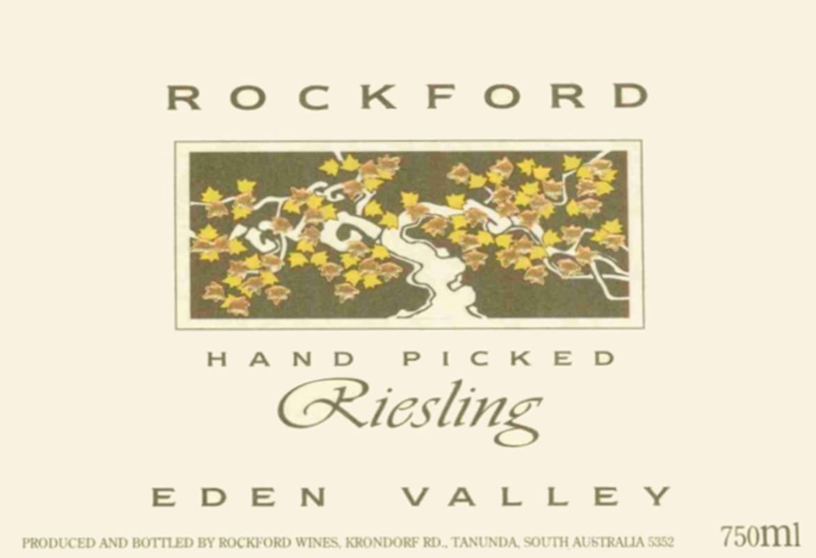 Rockford Hand Picked Riesling 2009 Front Label
