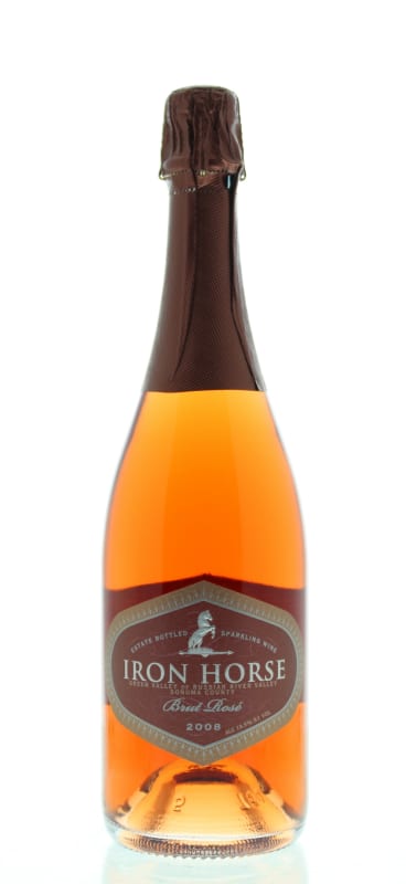 Iron Horse Brut Rose 2008 Front Bottle Shot