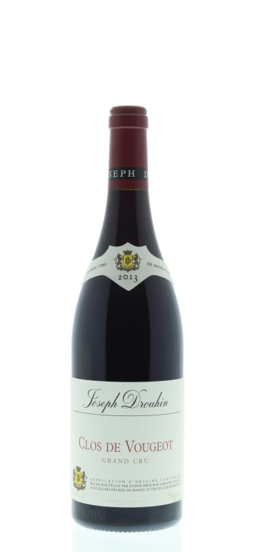 Joseph Drouhin Clos de Vougeot 2013 Front Bottle Shot