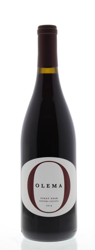 Olema Pinot Noir 2014 Front Bottle Shot