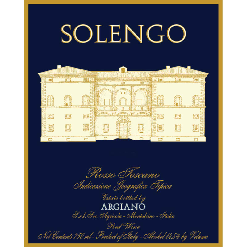Argiano Solengo 1997 Front Label