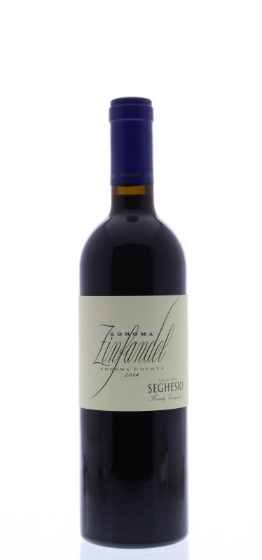 Seghesio Sonoma Zinfandel 2014 Front Bottle Shot