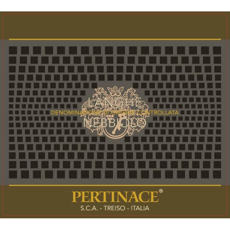 Pertinace Nebbiolo 2013 Front Label