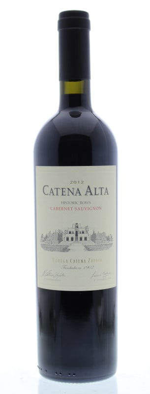 Catena Alta Cabernet Sauvignon 2012 Front Bottle Shot