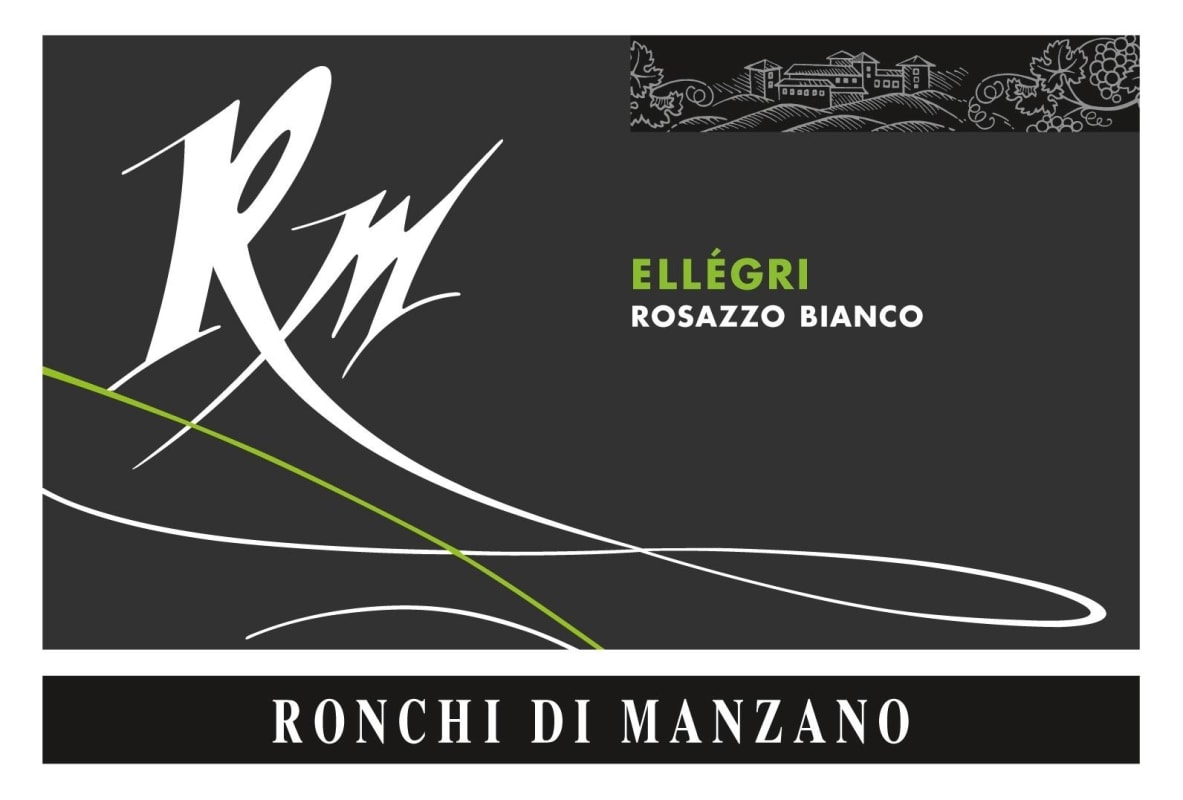 Manzano Ellegri Rosazzo Bianco 2011 Front Label